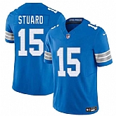 Men & Women & Youth Detroit Lions #15 Grant Stuard Blue 2025 F.U.S.E. Vapor Limited Stitched Jersey,baseball caps,new era cap wholesale,wholesale hats